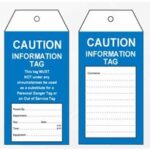 CAUTION Lockout Tags 100