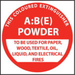 Fire Extinguisher ID Signs