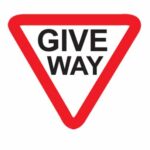 Give Way Sign 750mm
