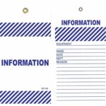 INFORMATION Lockout Tags 100