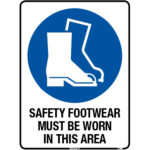 Safety Footwear Must Be Worn 600×450